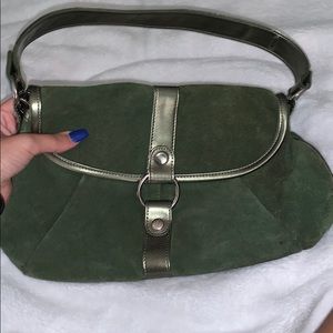Suede pocketbook